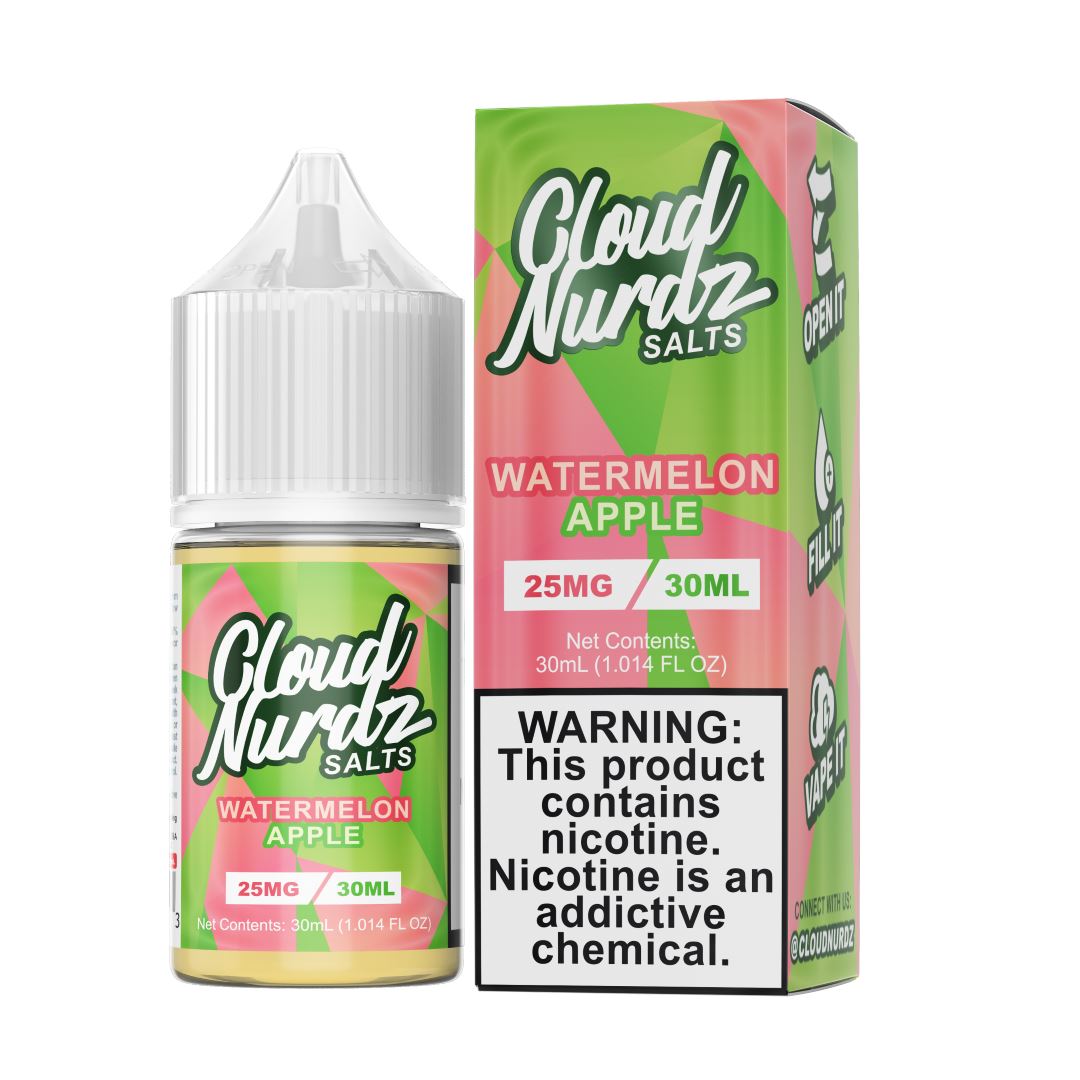 Cloud Nurdz SALT - Watermelon Apple - Vapoureyes