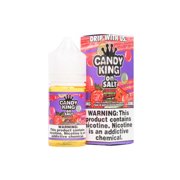 Cᴀndy King Salts - Strawberry Watermelon - Vapoureyes