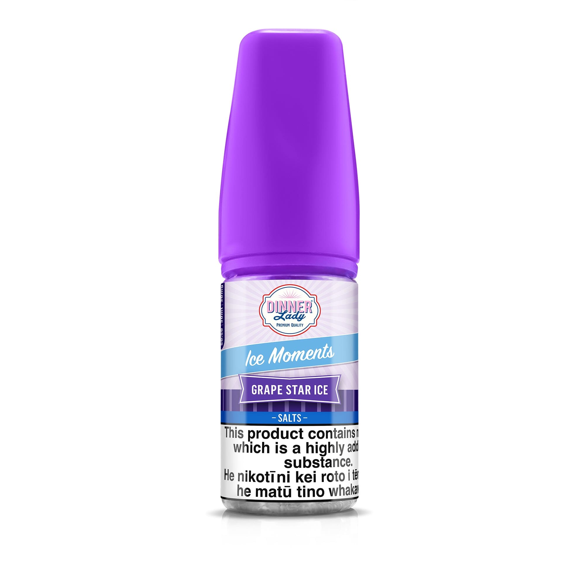 Dinner Lady Moments Salts - Grape Star Ice - Vapoureyes