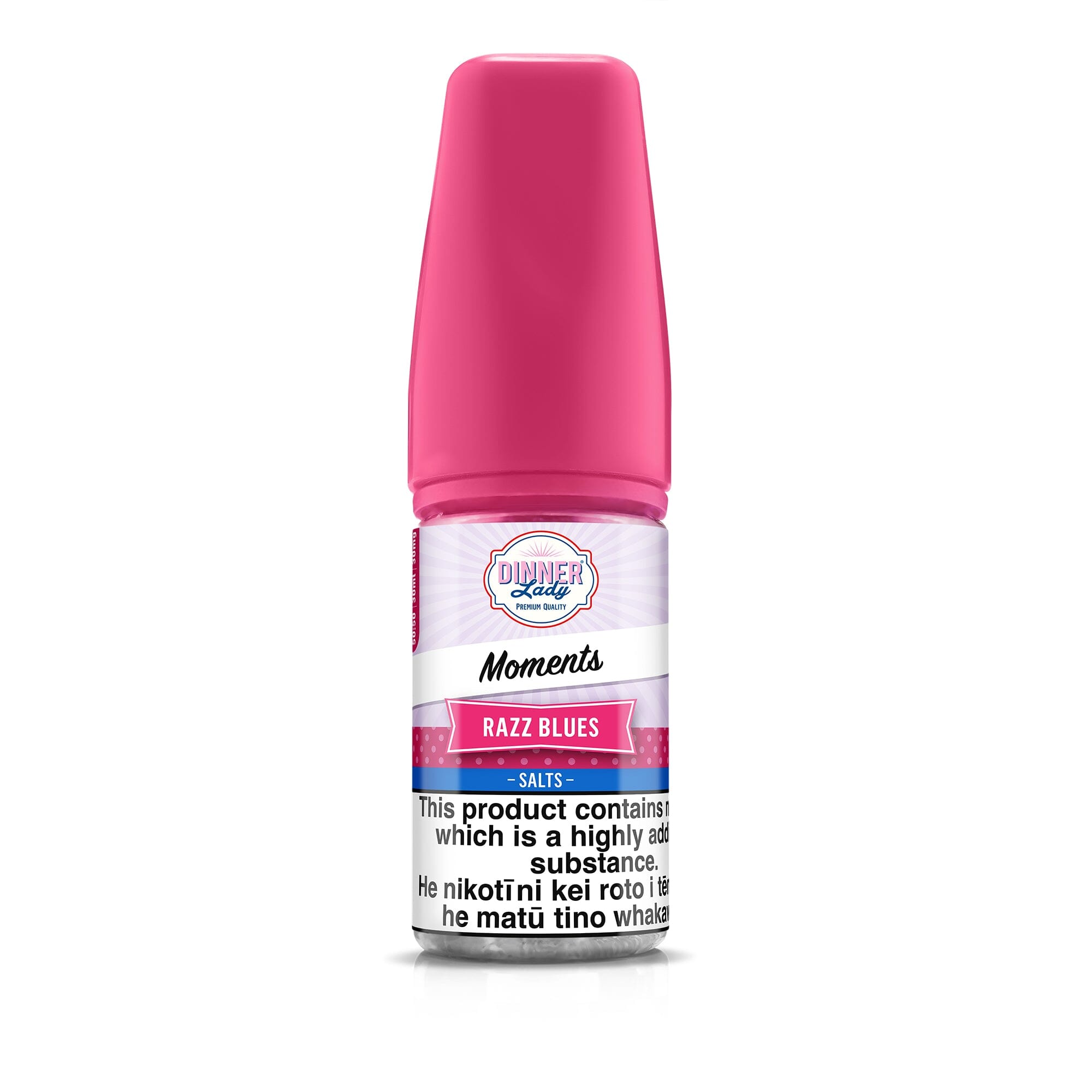 Dinner Lady Moments Salts - Razz Blues - Vapoureyes