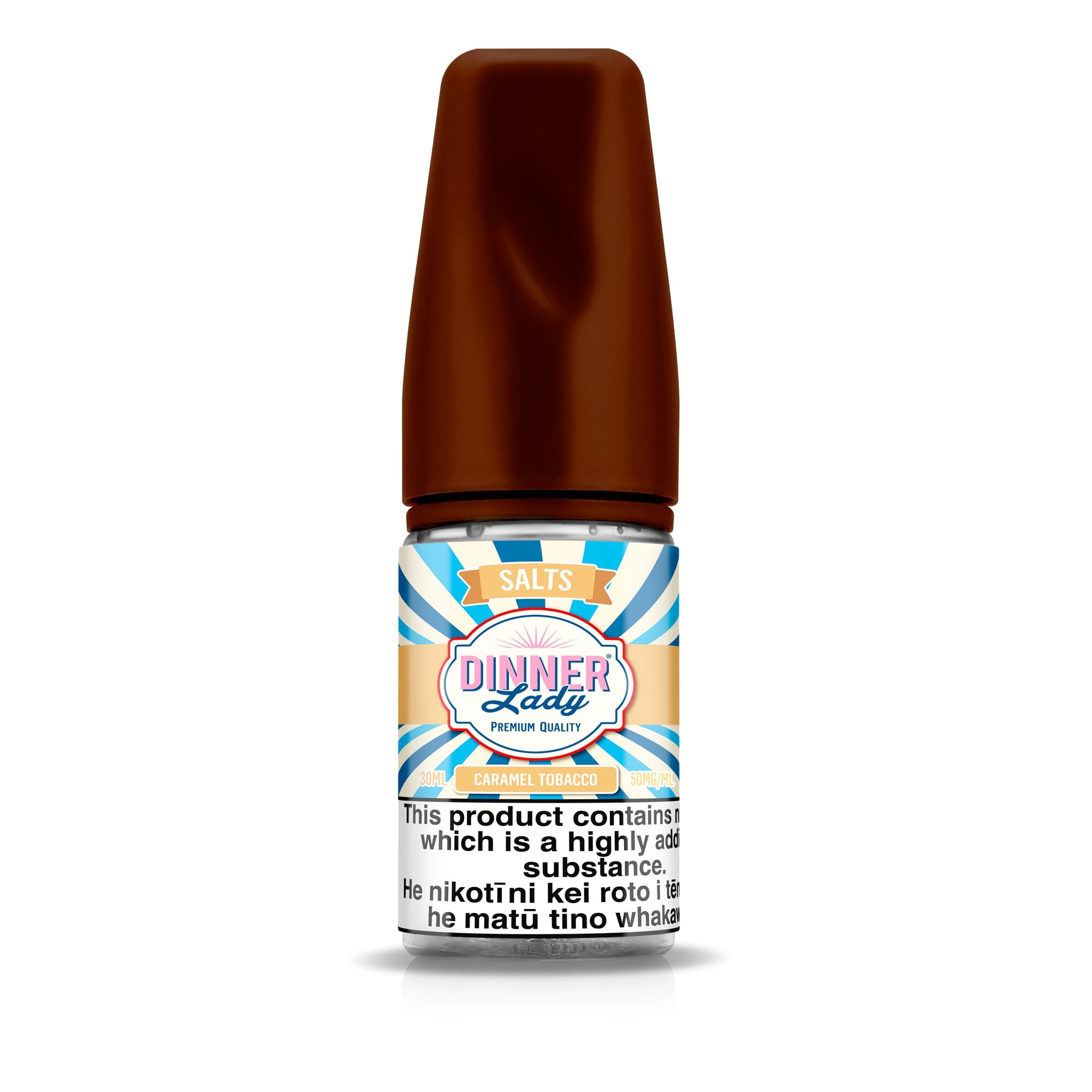 Dinner Lady Salts - Caramel Tobacco - Vapoureyes