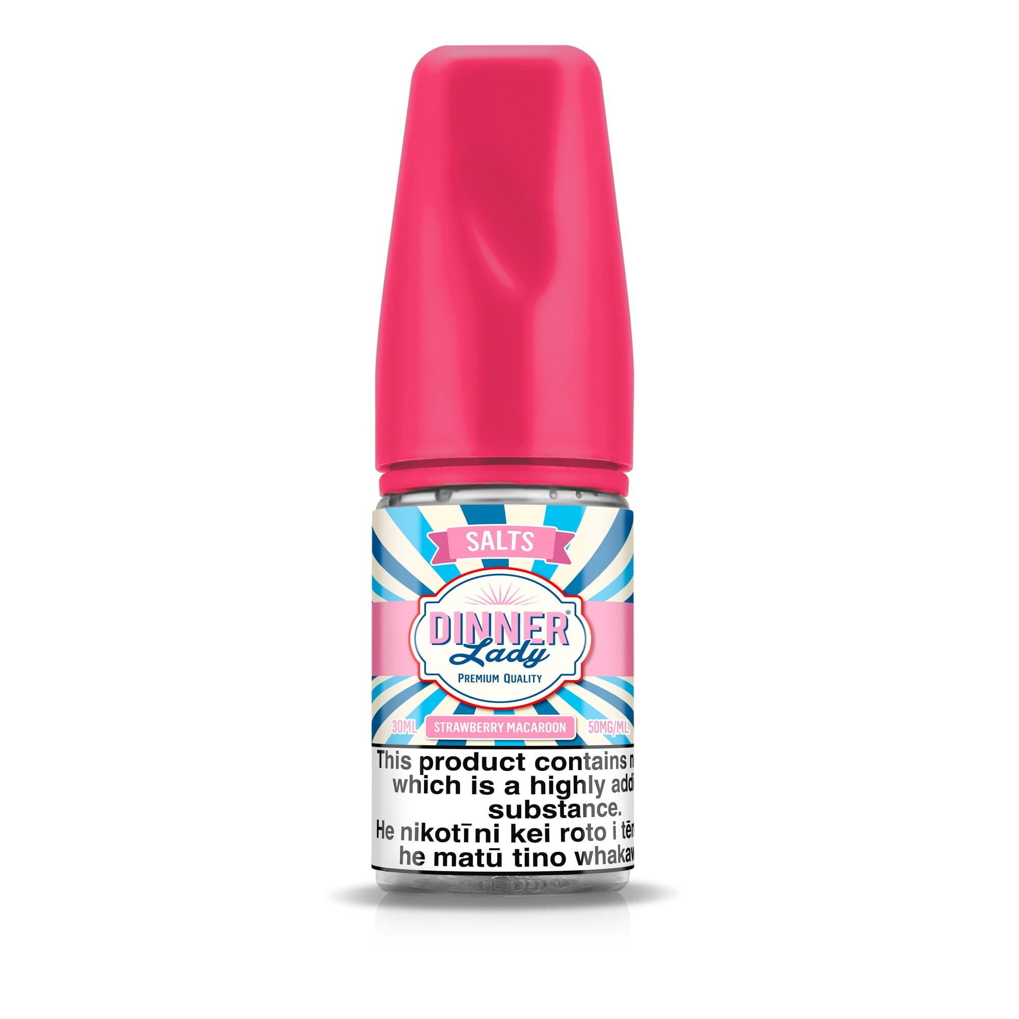 Dinner Lady Salts - Strawberry Macaroon - Vapoureyes