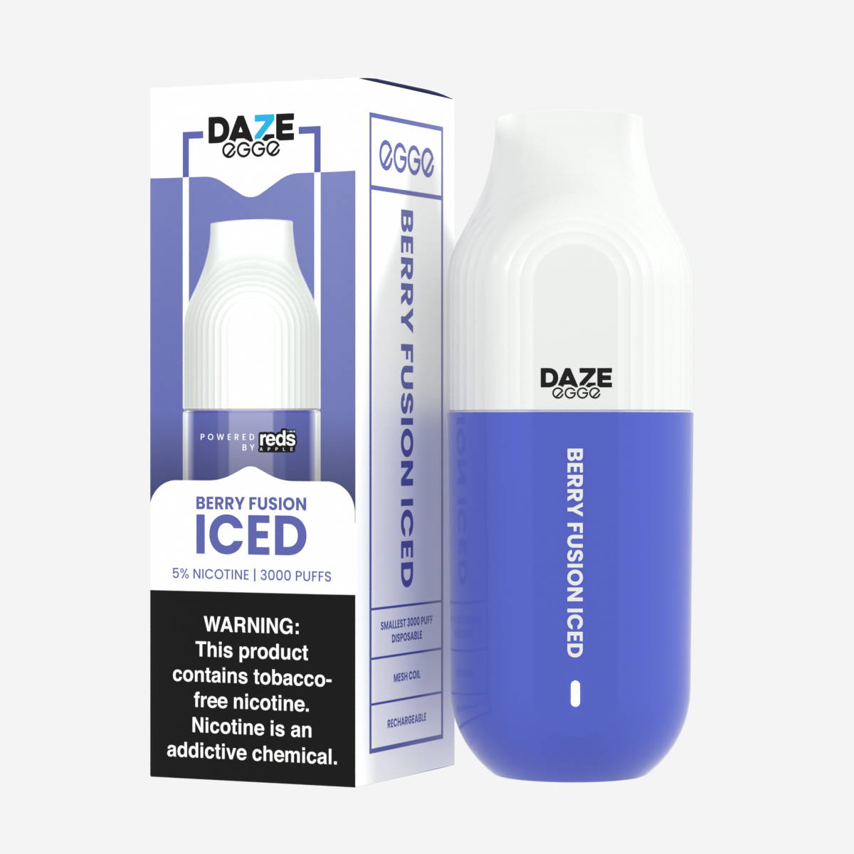 Egge Disposable by Reds - Berry Fusion Iced - Vapoureyes