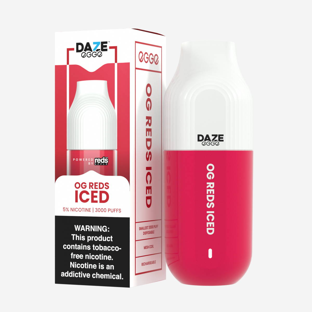 Egge Disposable by Reds - OG Reds Iced - Vapoureyes