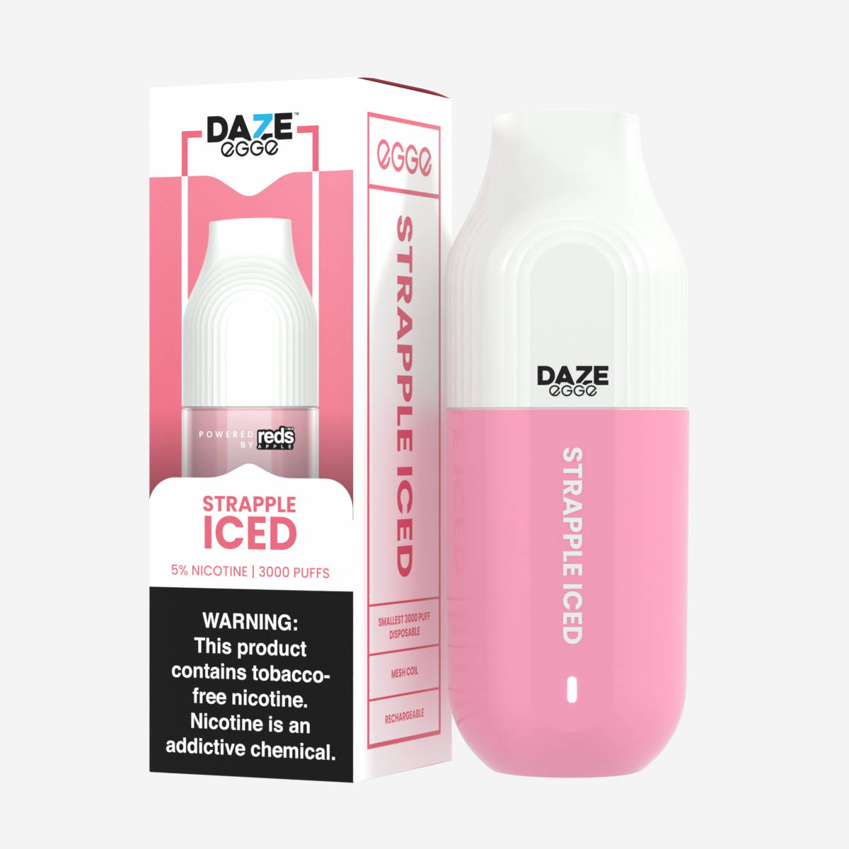 Egge Disposable by Reds - Strapple Iced - Vapoureyes