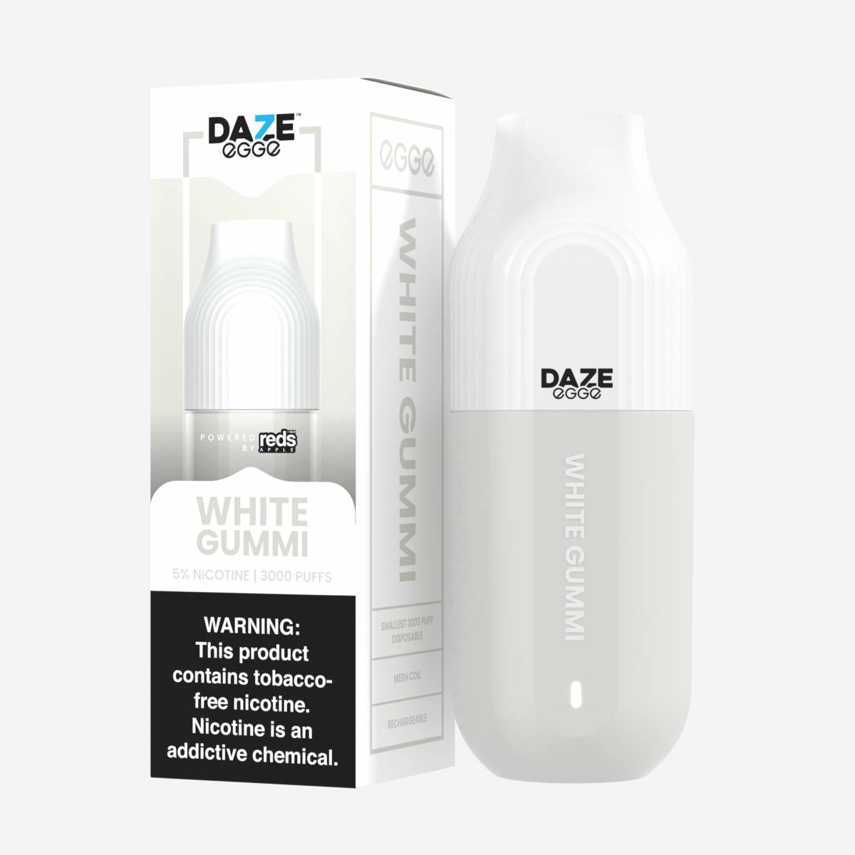 Egge Disposable by Reds - White Gummi - Vapoureyes