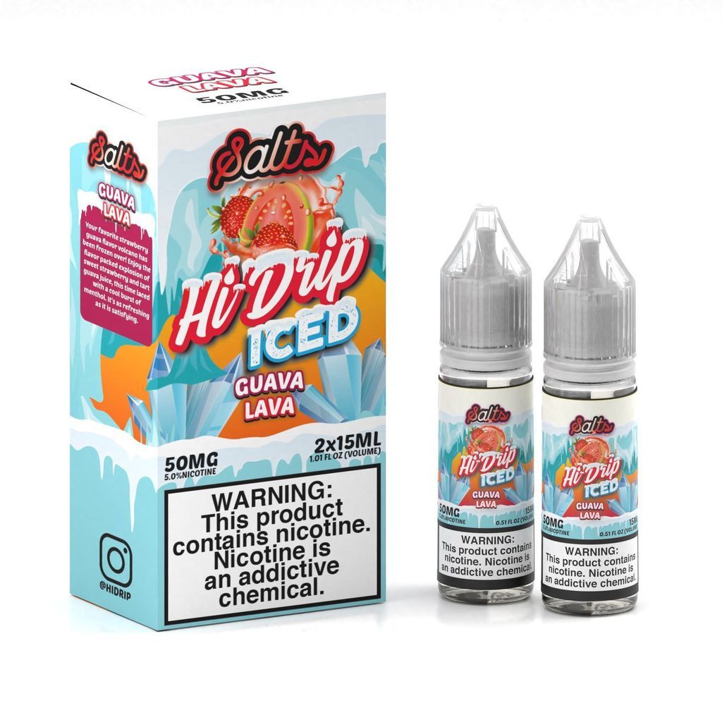 Hi-Drip Salts ICED - Guava Lava - Vapoureyes