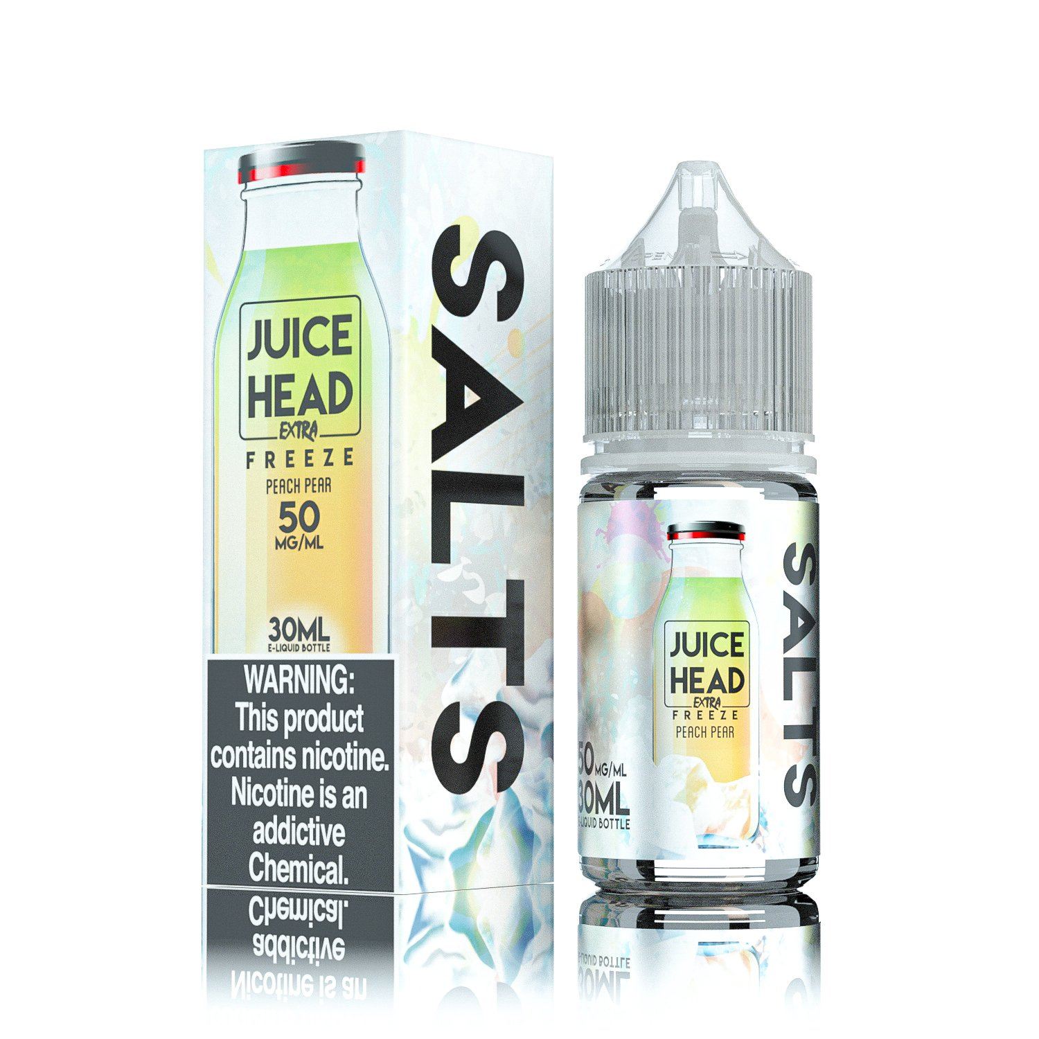 Juice Head EXTRA FREEZE Salts - Peach Pear - Vapoureyes