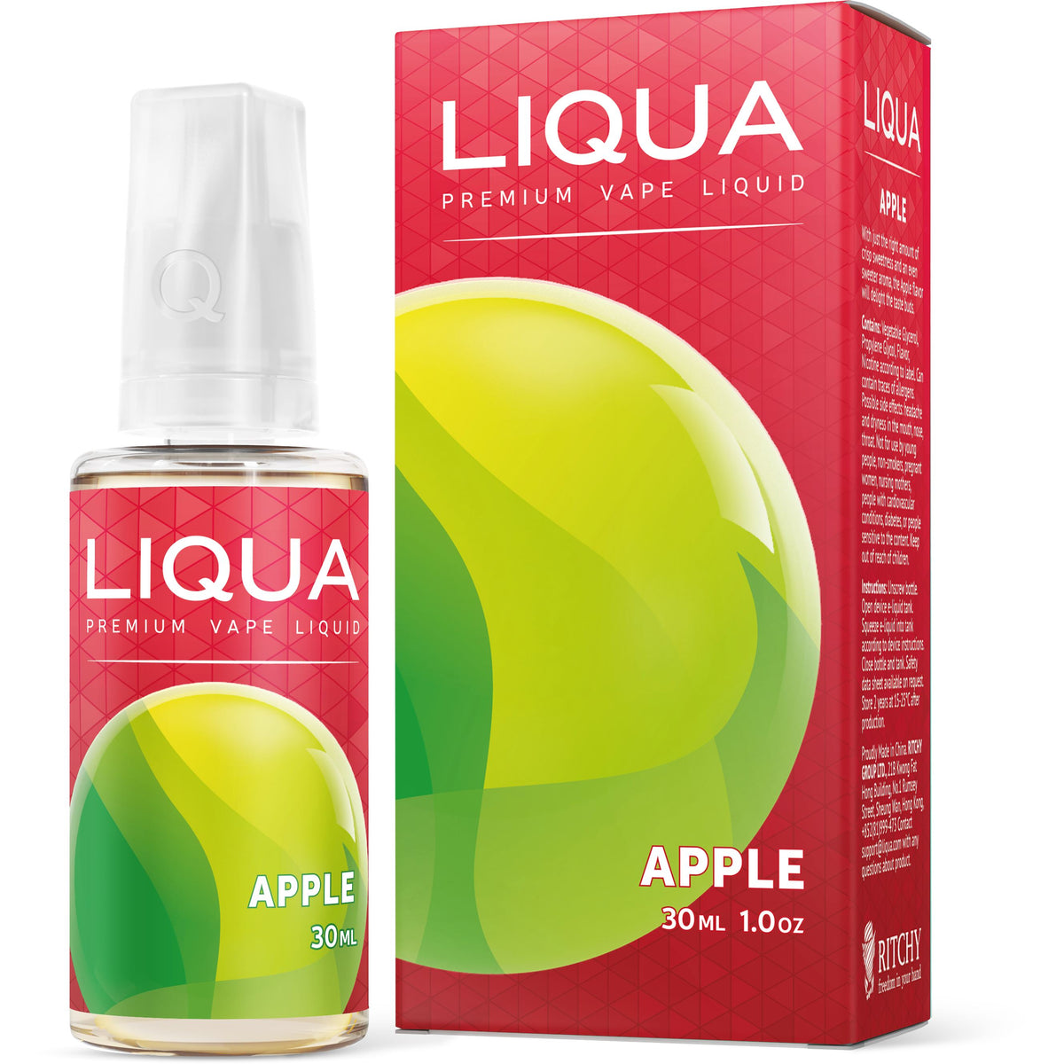 Liqua - Apple - Vapoureyes NZ