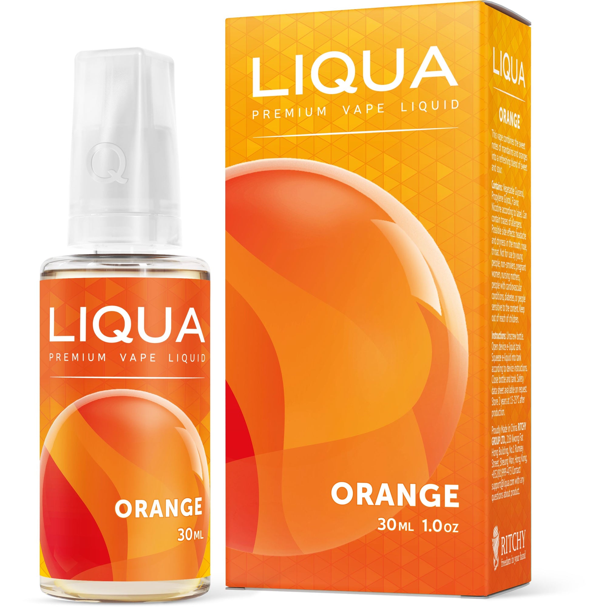 Liqua - Orange - Vapoureyes