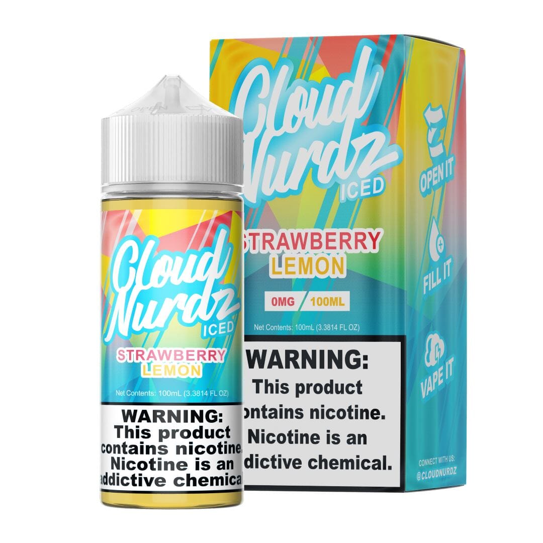 SALE Cloud Nurdz - Strawberry Lemon Iced - Vapoureyes