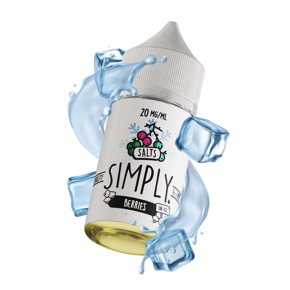 Simply Salts On Ice - Berries - Vapoureyes NZ