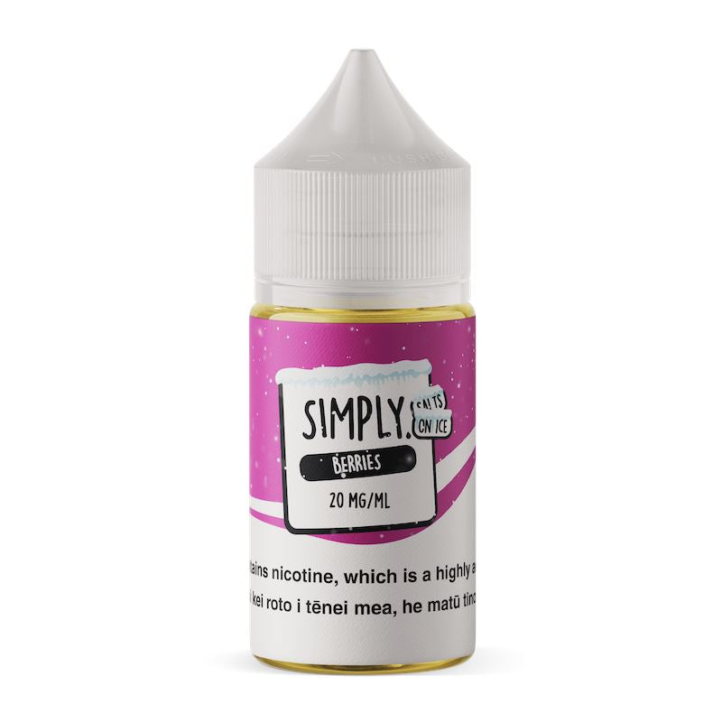 Simply Salts On Ice - Berries - Vapoureyes NZ