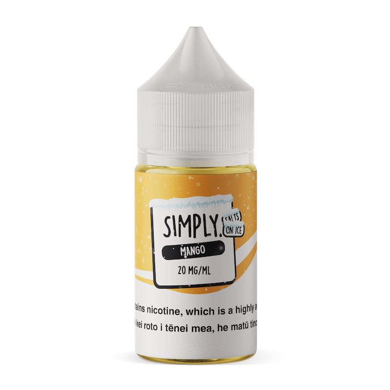 Simply Salts On Ice - Mango - Vapoureyes NZ