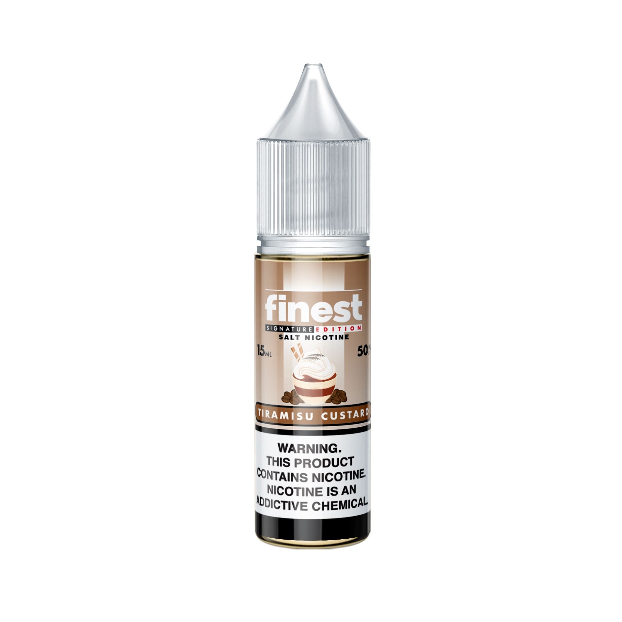 The Finest Saltnic 15 Series - Tiramisu Custard - Vapoureyes