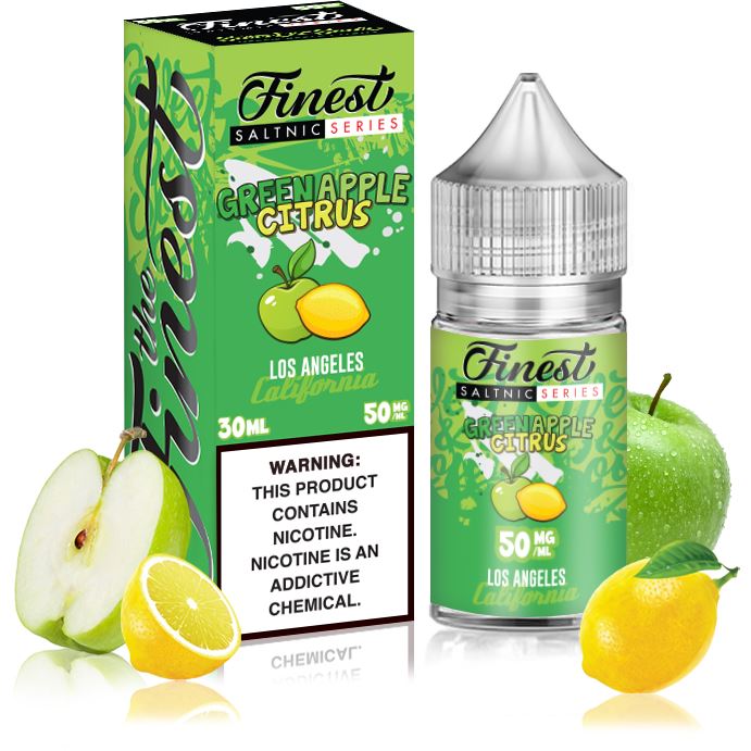 The Finest Saltnic Series - Green Apple Citrus - Vapoureyes