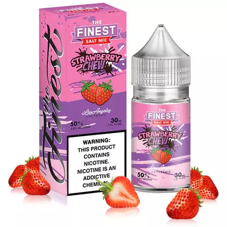 The Finest Saltnic Series - Strawberry Chew - Vapoureyes