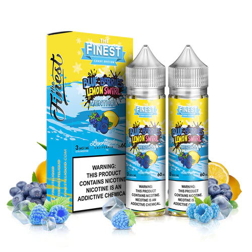 The Finest Sweet & Sour Series - Blue-Berries Lemon Swirl Menthol - Vapoureyes