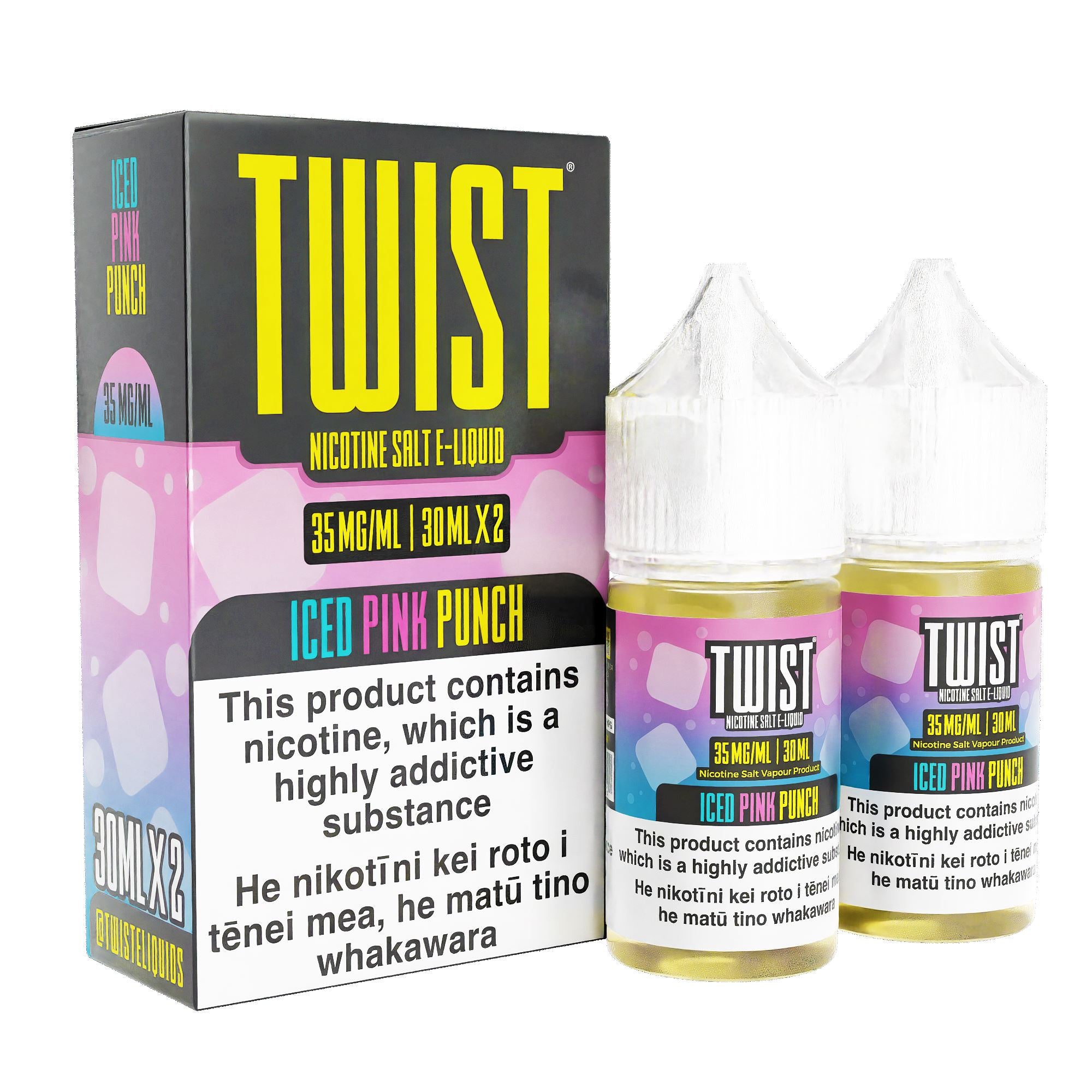 Twist Salt - Iced Pink Punch (Pink 0°) - Vapoureyes